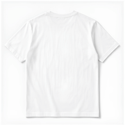 Plain white t-shirt on a white background