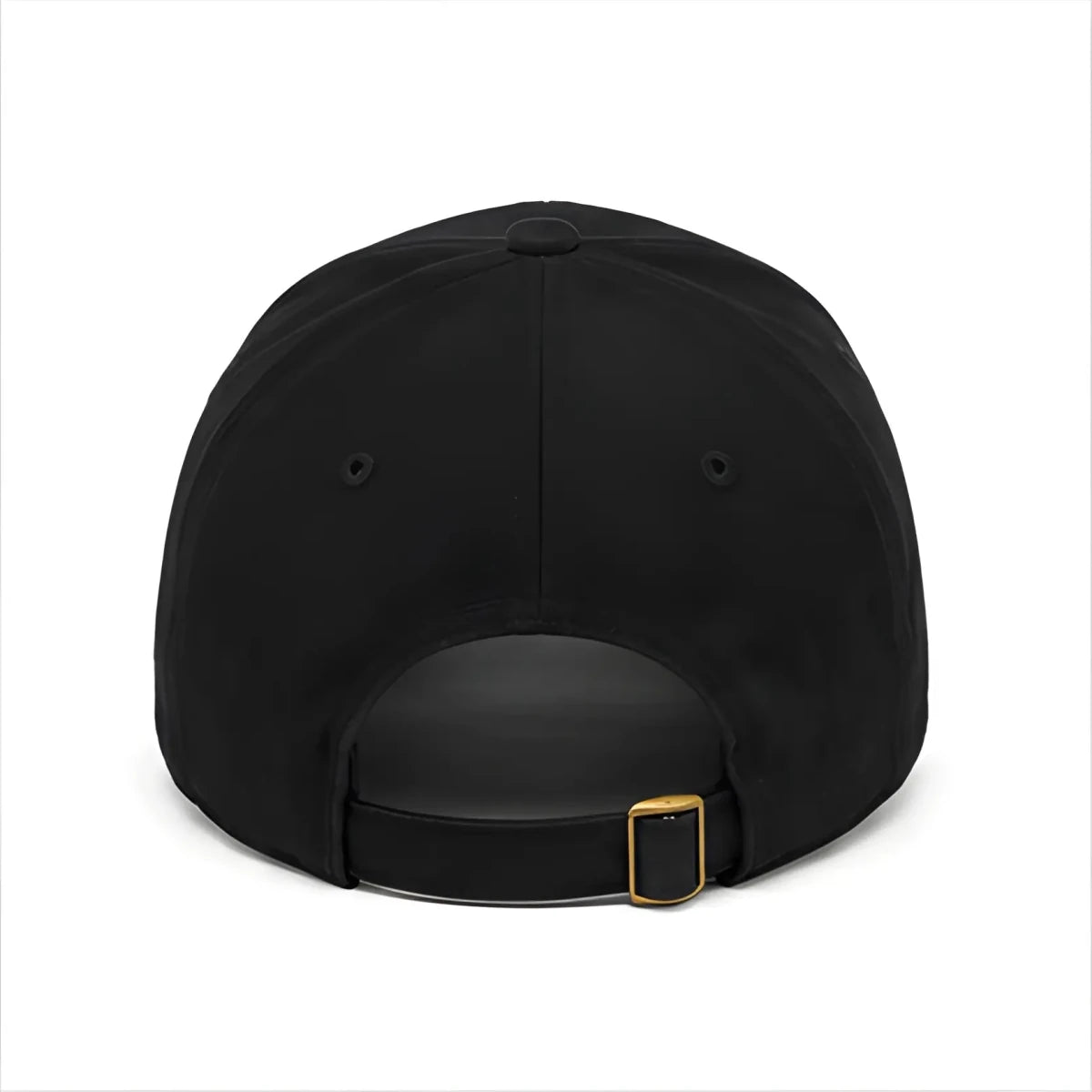 Black Sky Soldiers Aviation Hat - SearchPify - Black cap with a gold buckle on a white background
