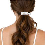 Bridal Hair Tie - White and Gold Bride - SearchPify - Bridal Hair Tie - White and Gold Bride