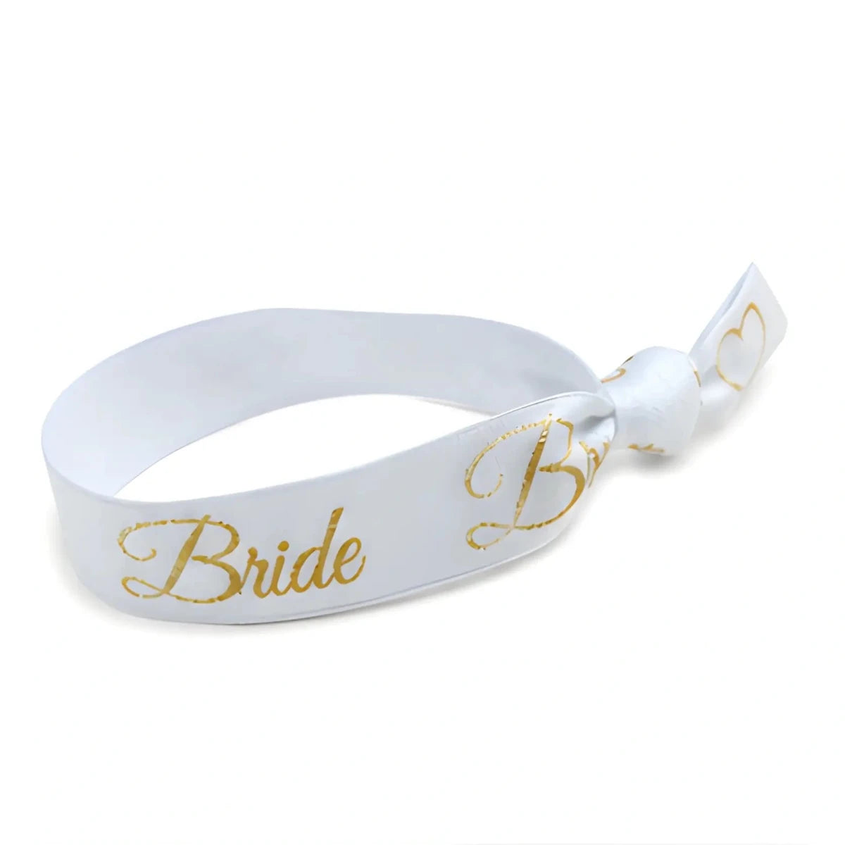 Bridal Hair Tie - White and Gold Bride - SearchPify - Bridal Hair Tie - White and Gold Bride