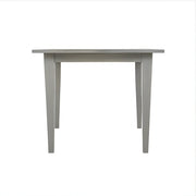 Gray table on a white background