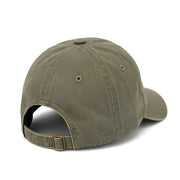Green baseball cap on a white background