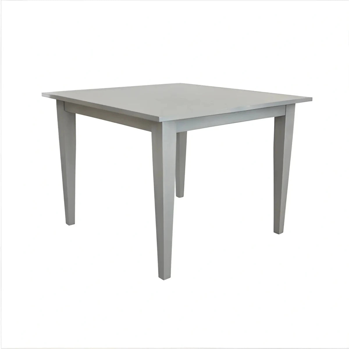 The Windermere Square Dining Table - SearchPify - White square table on a white background