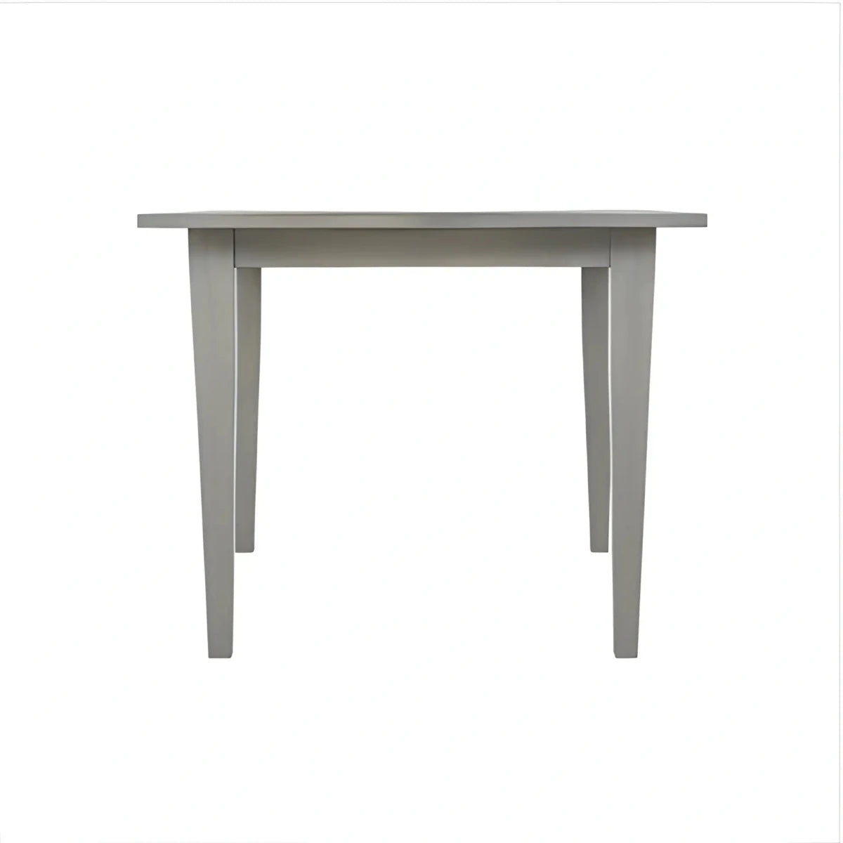 The Windermere Square Dining Table - SearchPify - Gray table on a white background