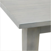 The Windermere Square Dining Table - SearchPify - Close-up of a metallic table with a white background