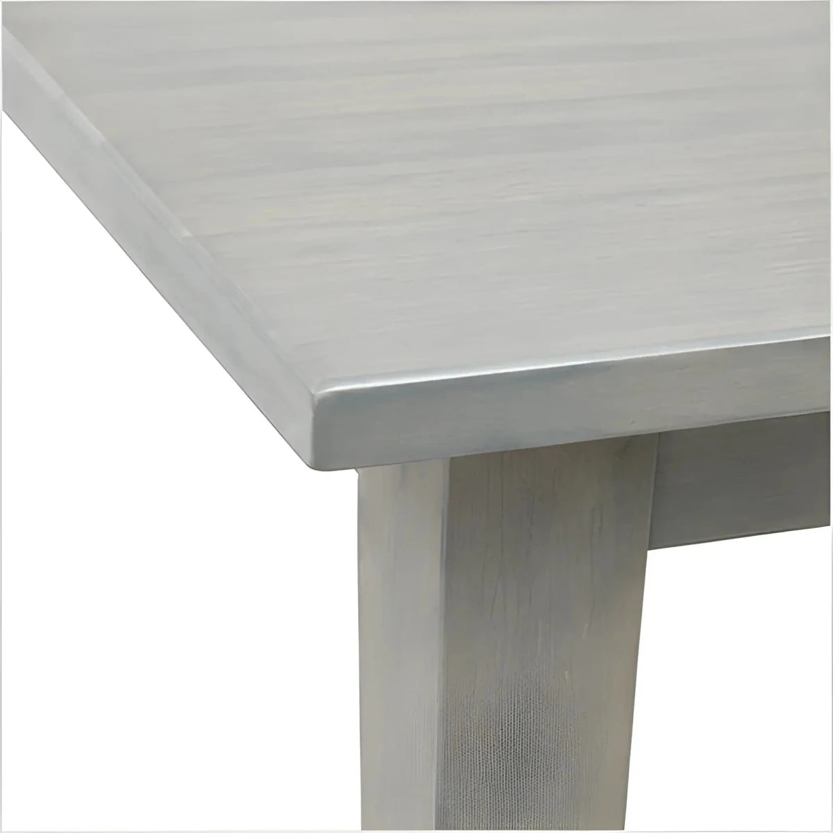 The Windermere Square Dining Table - SearchPify - Close-up of a metallic table with a white background