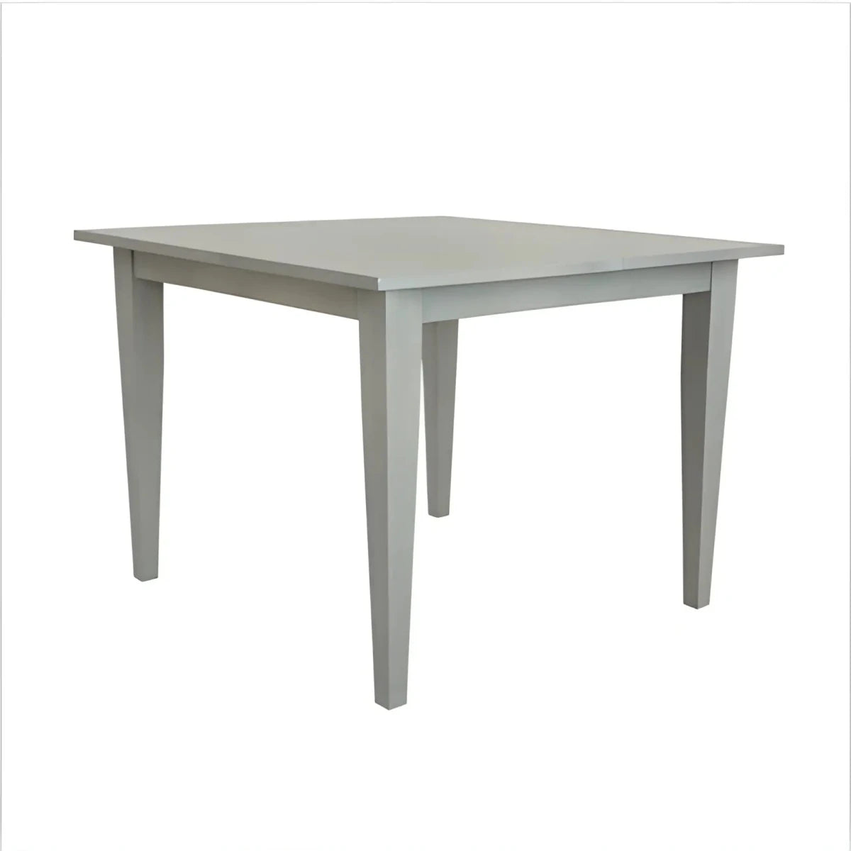 The Windermere Square Dining Table - SearchPify - Gray dining table on a white background